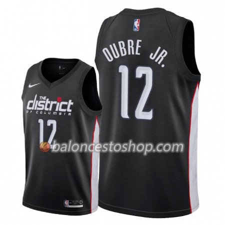 Camiseta Hombre NBA Washington Wizards Kelly Oubre Jr. 12 2018-19 Nike City Edition Negro Swingman
